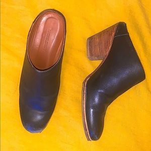 Rachel Comey Polished Black Leather Mars Mule/8.5